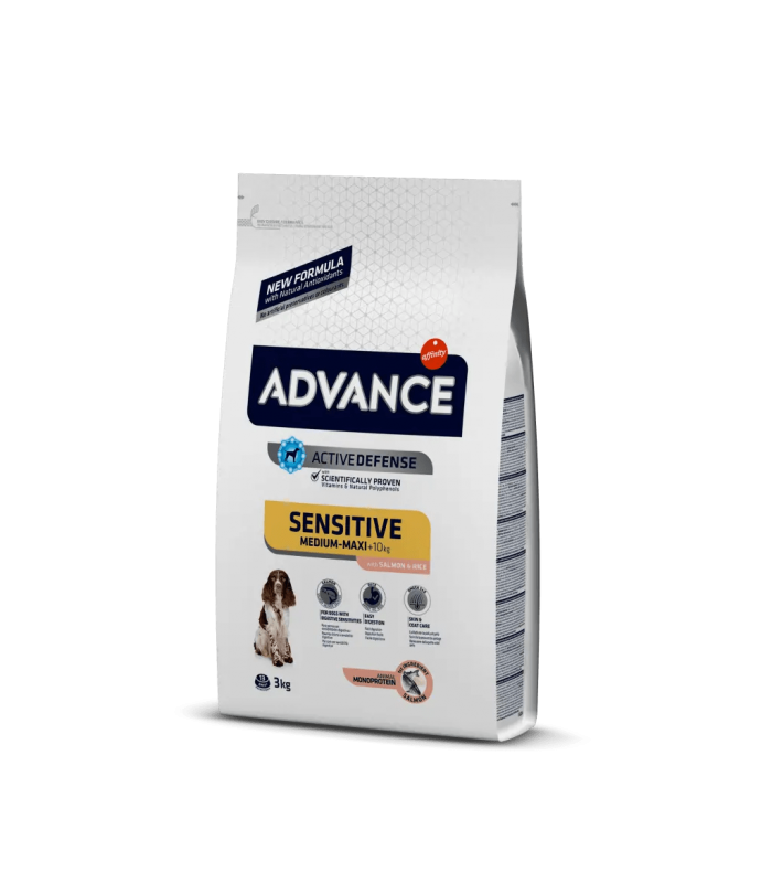 Crocchette per cani adulti Advance secco completo sensitive -3 kg-1