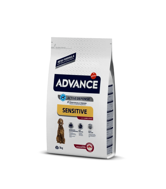Crocchette per cani adulti Advance  secco completo sensitive -3 kg-0