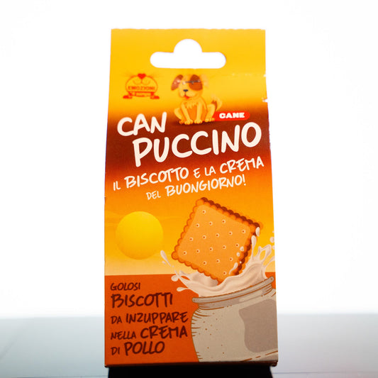 !!Super Sconto!! Can Puccino Snack per Cani 65g – Biscotto e Crema-0