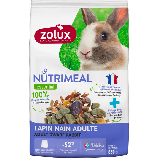 Zolux Nutrimeal Mix per Conigli Nani Adulti 850 g-0