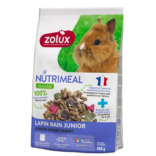 Zolux Nutrimeal Junior 850 g – Alimento Naturale per Conigli-0